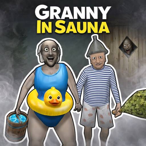 Granny In Sauna